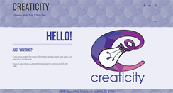 Desktop Screenshot of creaticityprint.com