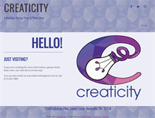 Tablet Screenshot of creaticityprint.com